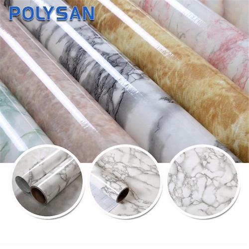 Self Adhesive Marble Texture Laminated PVC Decorative Vinyl Film