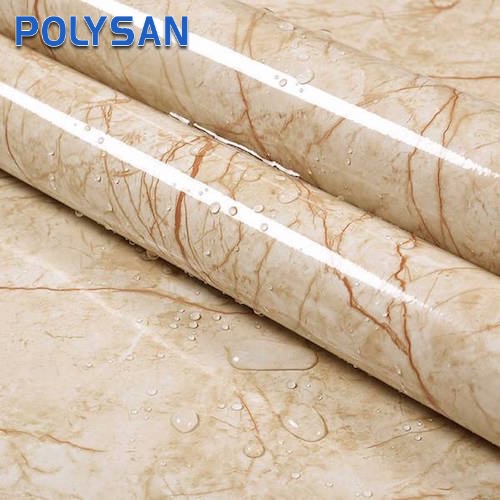 Self Adhesive Marble Texture Laminated PVC Decorative Vinyl Film
