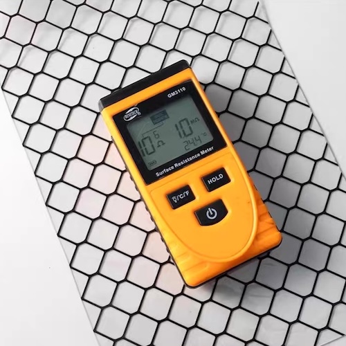 Anti-Static Grid PVC Film for Cleanroom Protection